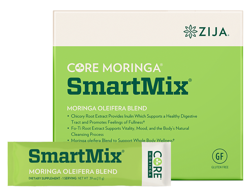 zija core moringa smartmix prebiotic moringa oleifera chicory root foti root mix