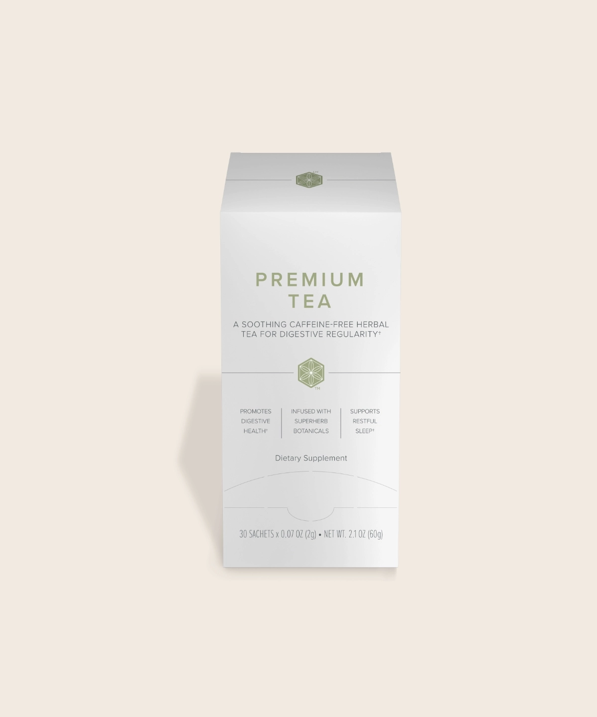 isagenix premium tea is a soothing caffeine-free herbal tea for digestive regularity