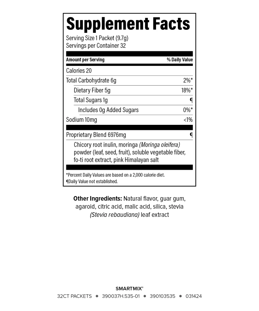 smartmix ingredient list