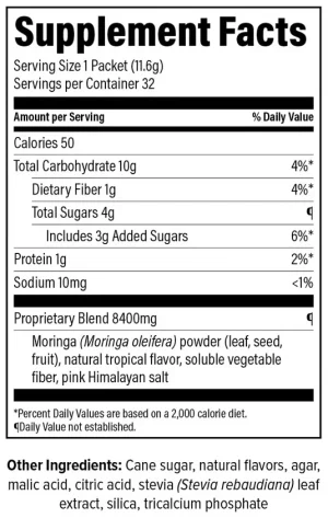 Zija SuperMix by Isagenix Supplement Facts